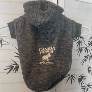 Gray Canada Pooch size 14 dog sweatshirt